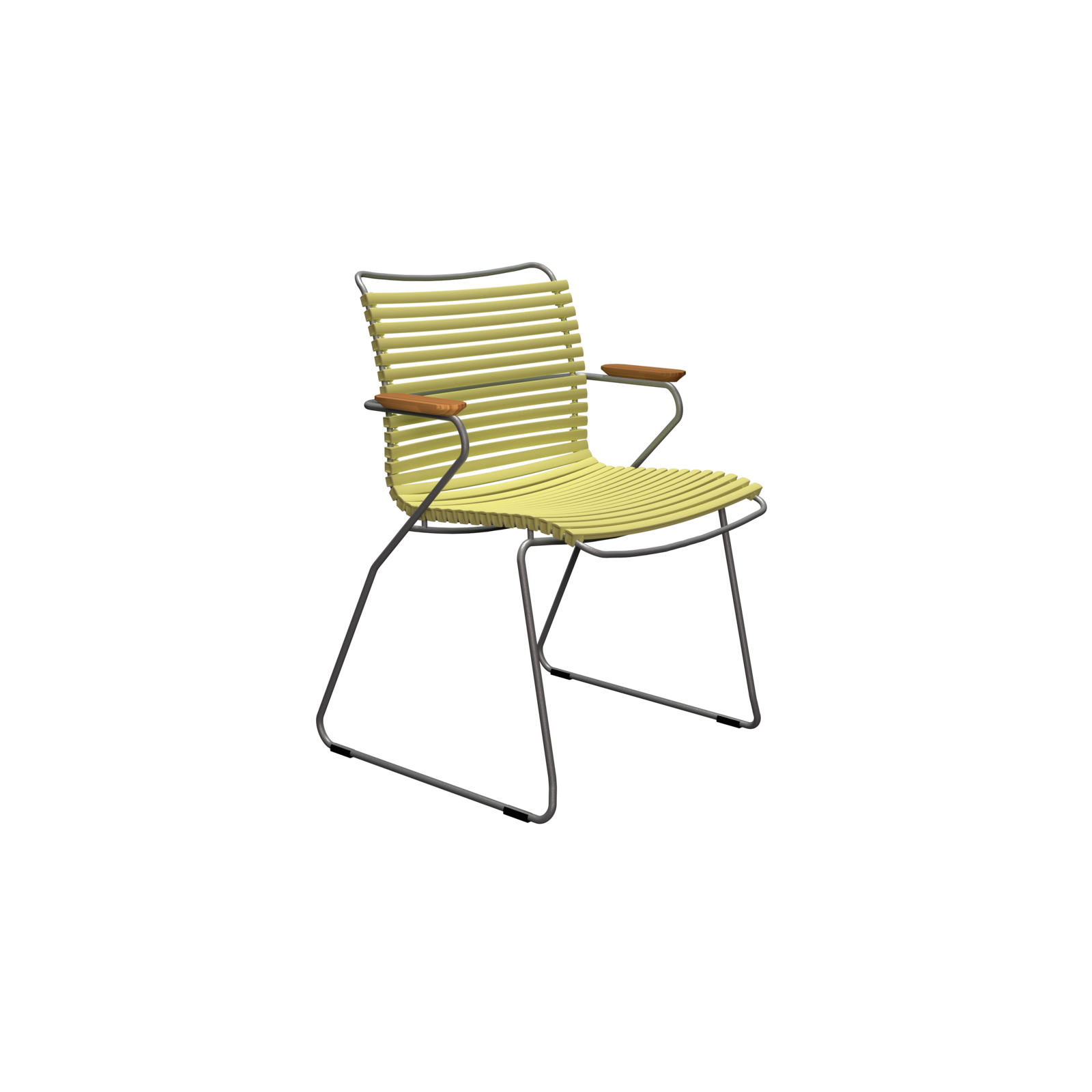 CLICK Outdoor Chair w/ Bamboo Armrests