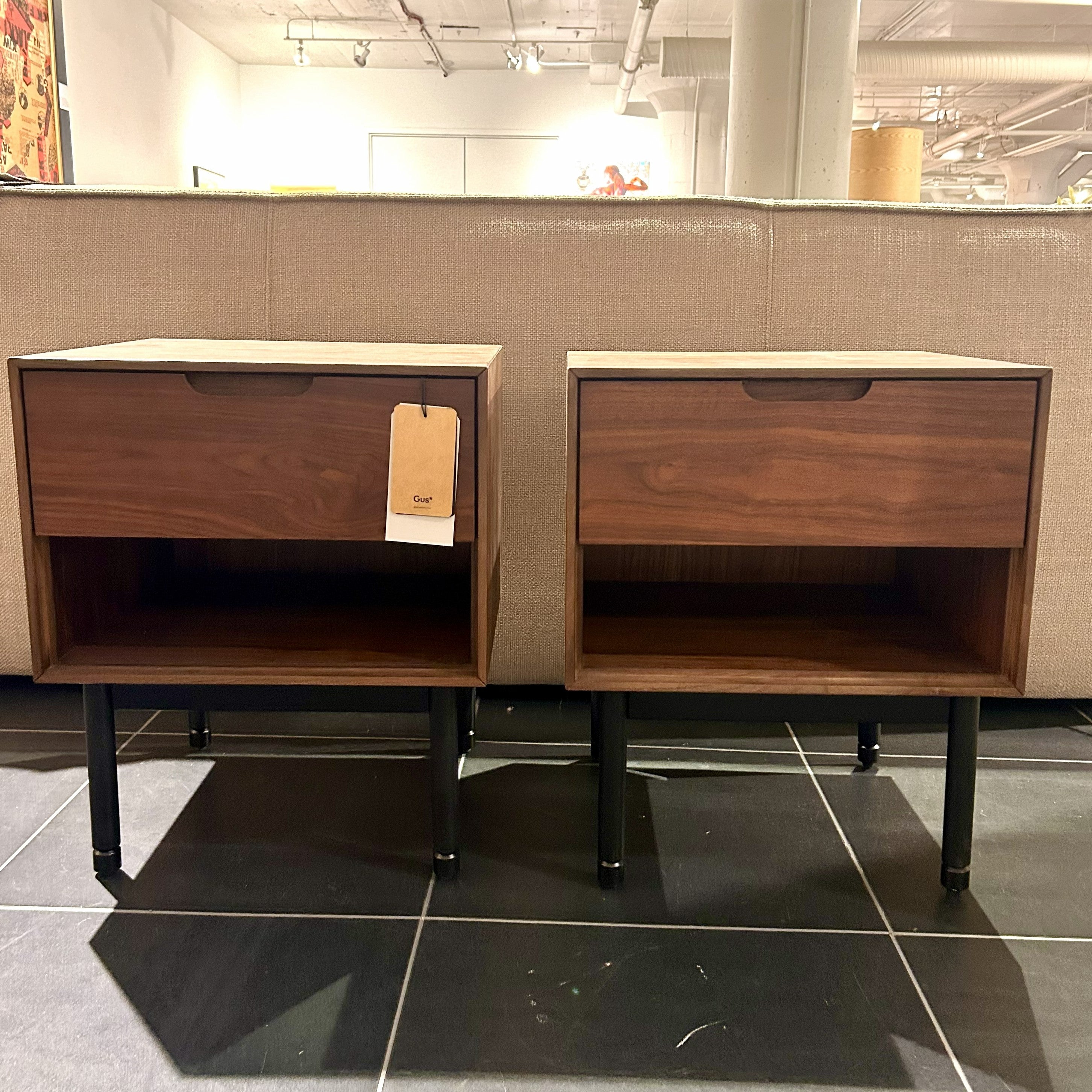 Munro End Table Pair |Gus* Modern | Floor Model