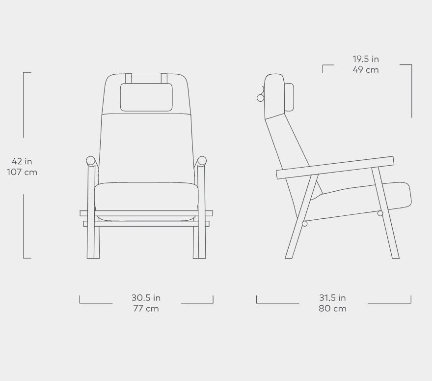 Labrador Chair & Ottoman - Floor Model
