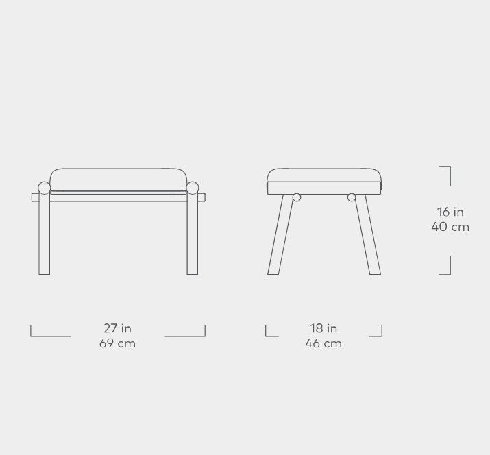 Labrador Chair & Ottoman - Floor Model
