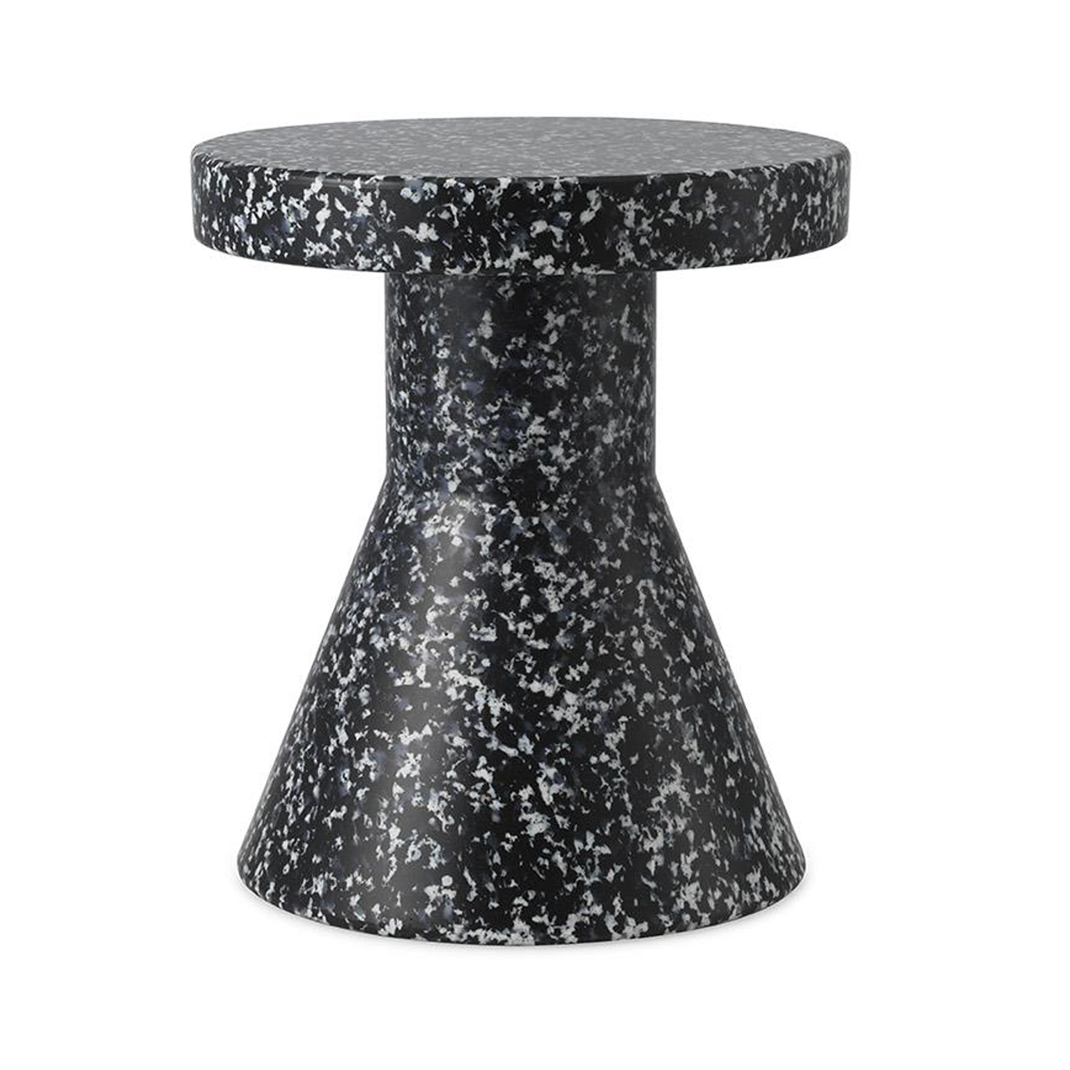 Bit Stool Cone in Black / White