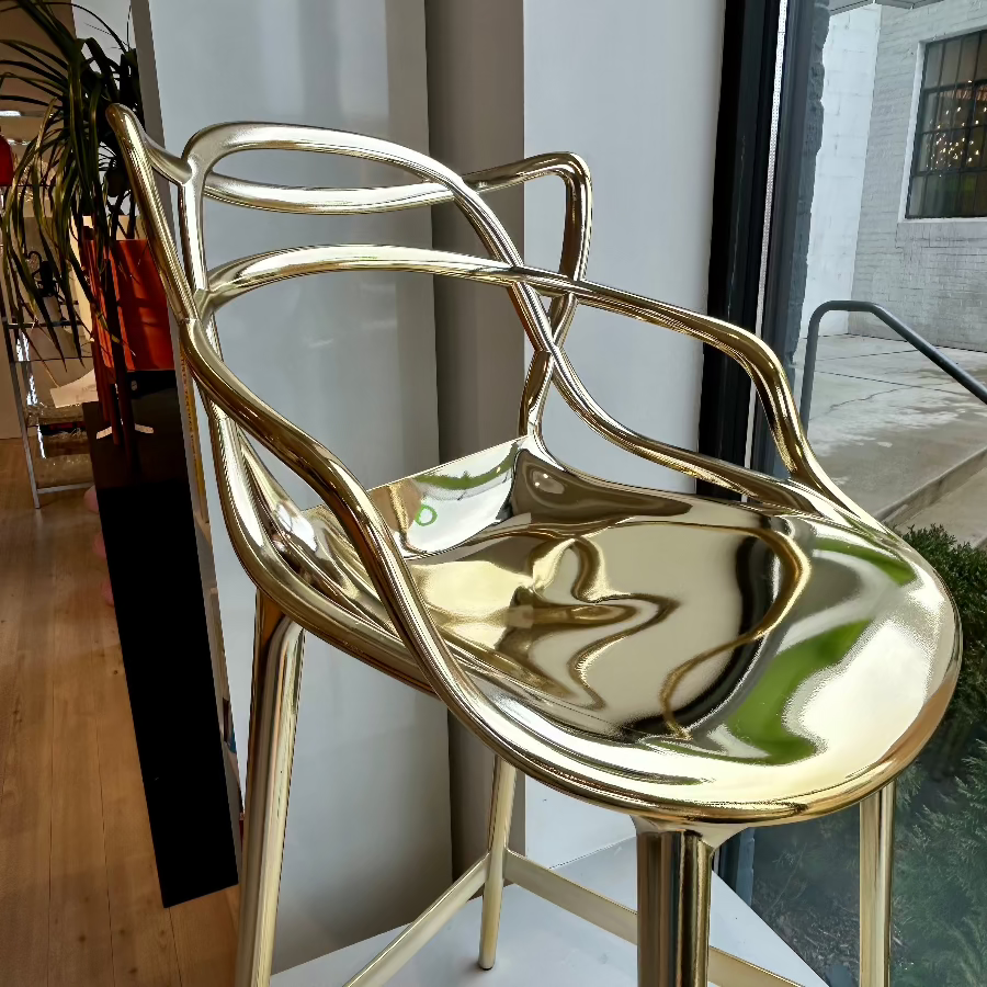 Gold Kartell Masters Stool - Floor Model