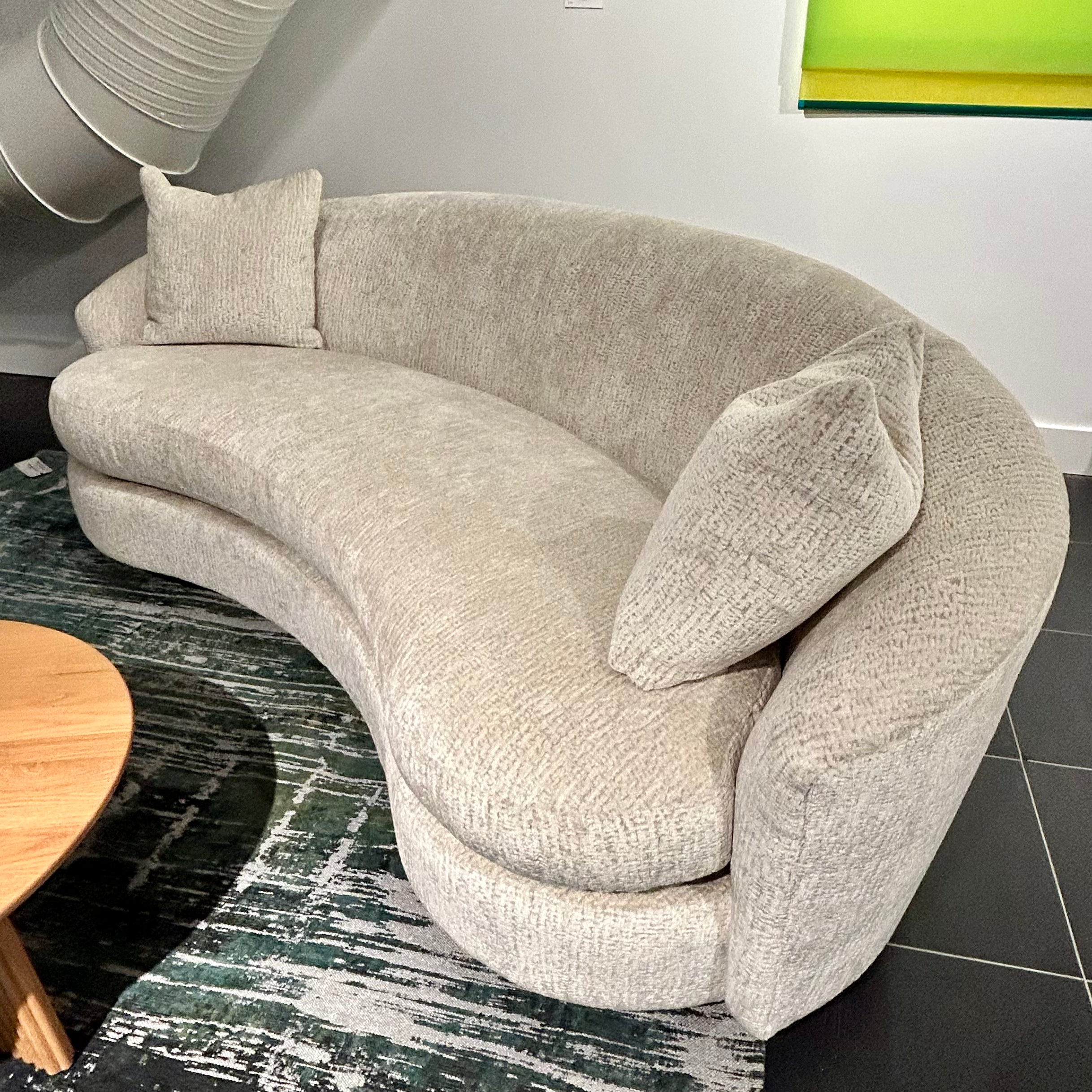 Navie Curved Sofa - Floor Model