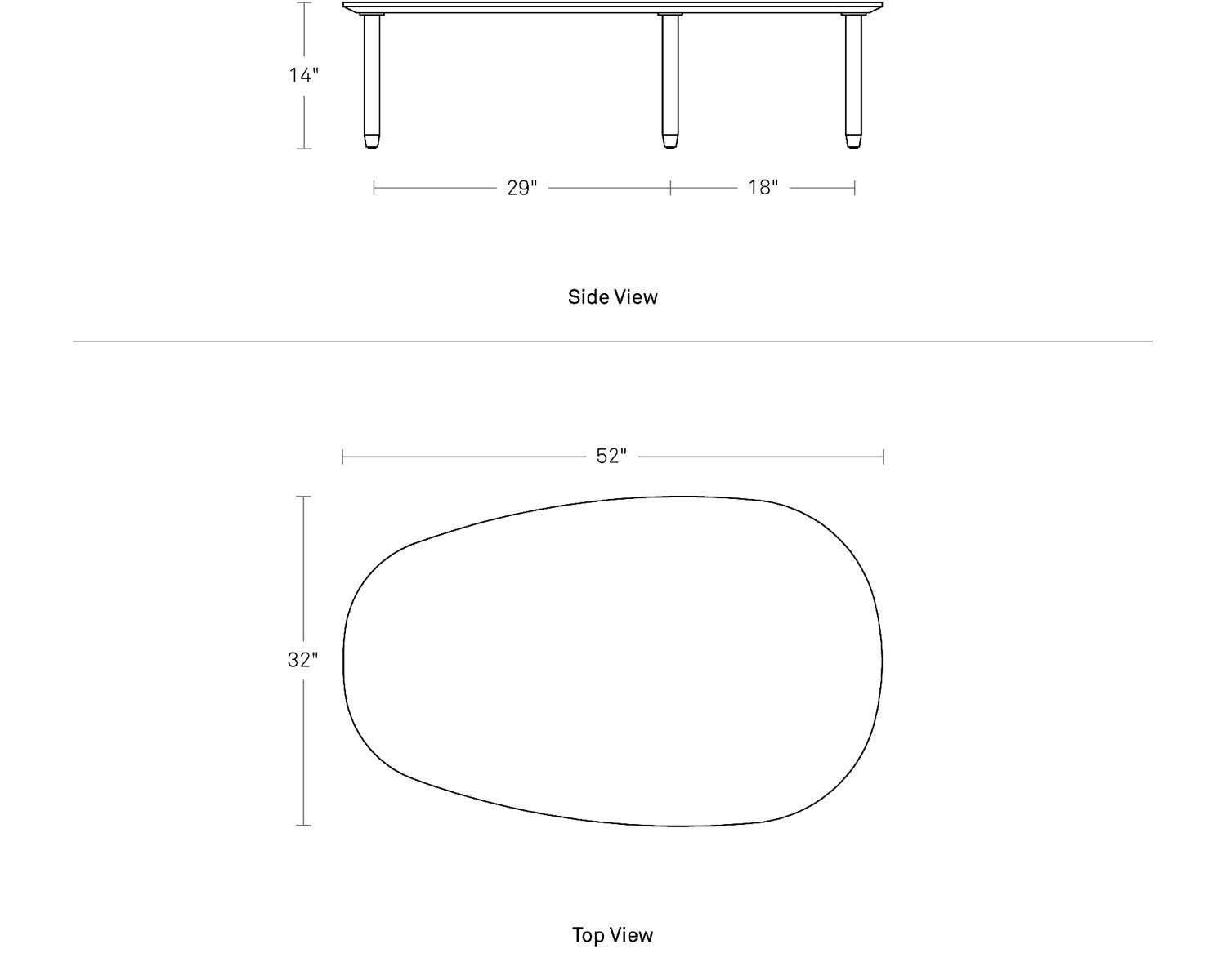 Blu Dot Swole Coffee Table - Floor Model