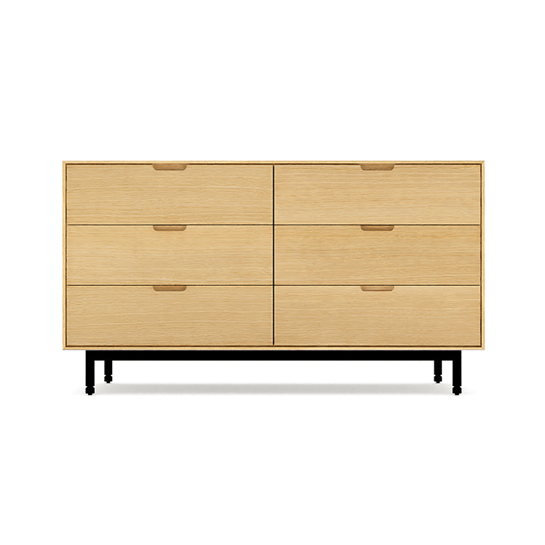 gus modern dresser Munro 6, wooden dresser of 6 drawers by Gus* Modern White oak