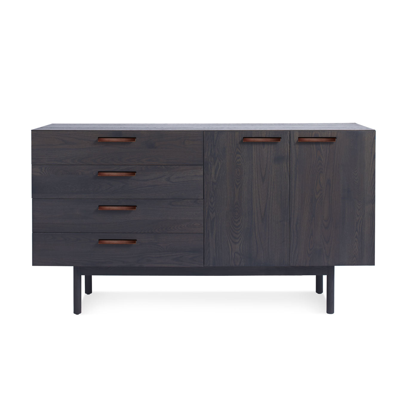 Blu Dot Shale 4 Drawer 2 Door Credenza Dresser