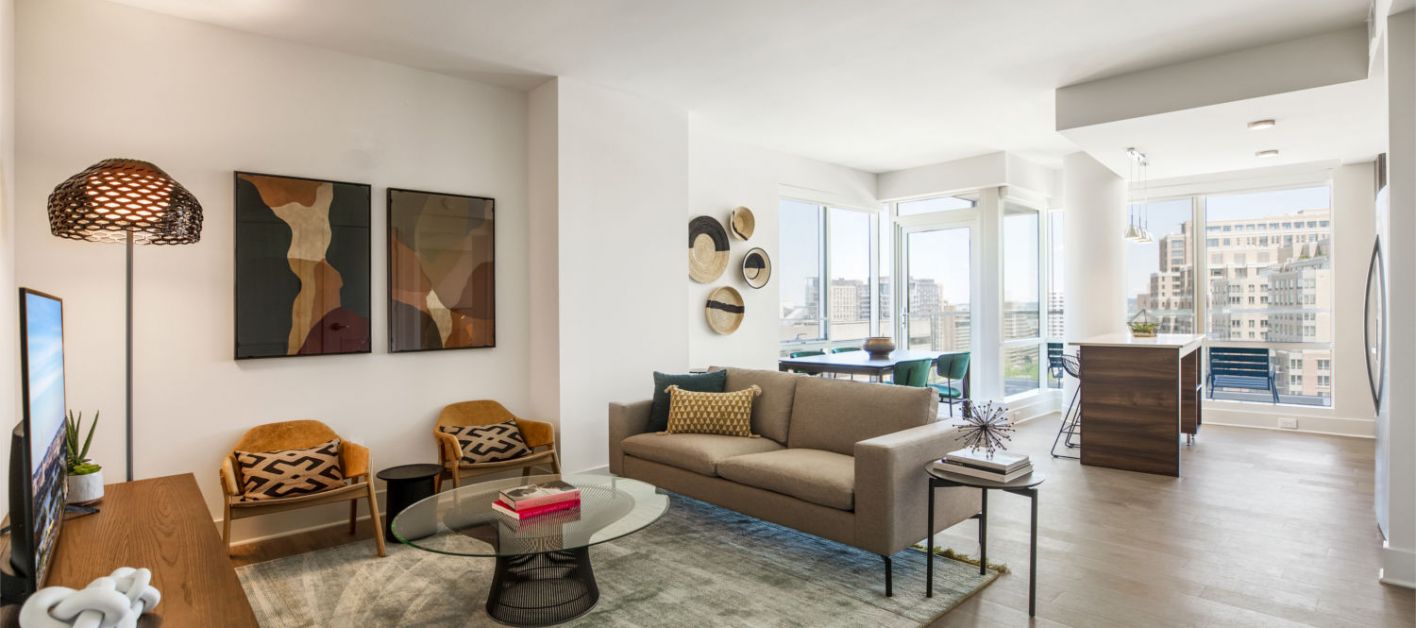 The Witmer Apartments - May 2019 - Living Room Model 2