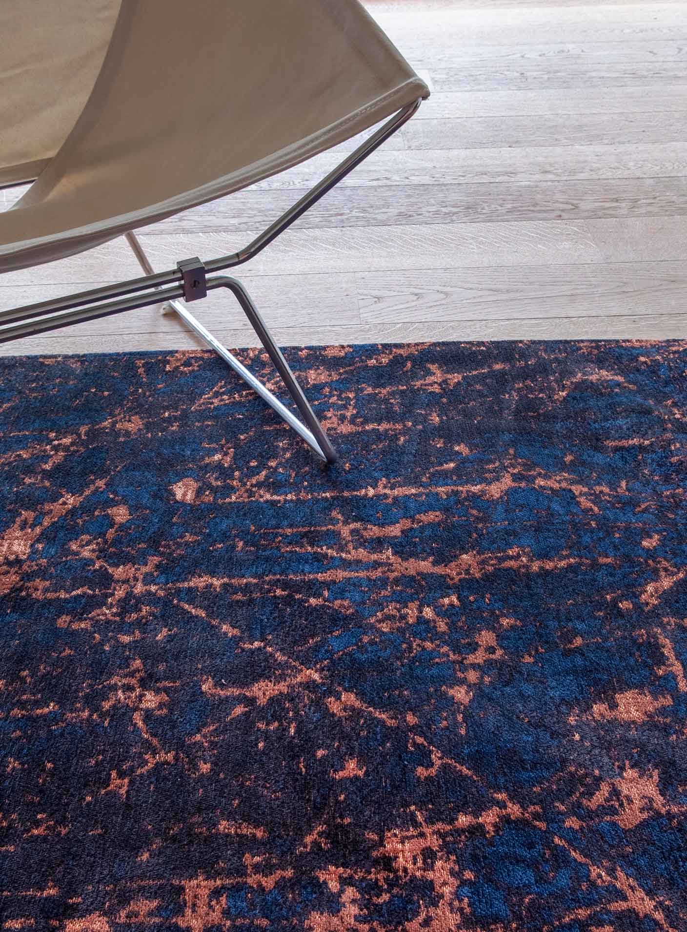 Madmen Stellar 9217 Blue Star Rug by Louis De Poortere - Design Distillery