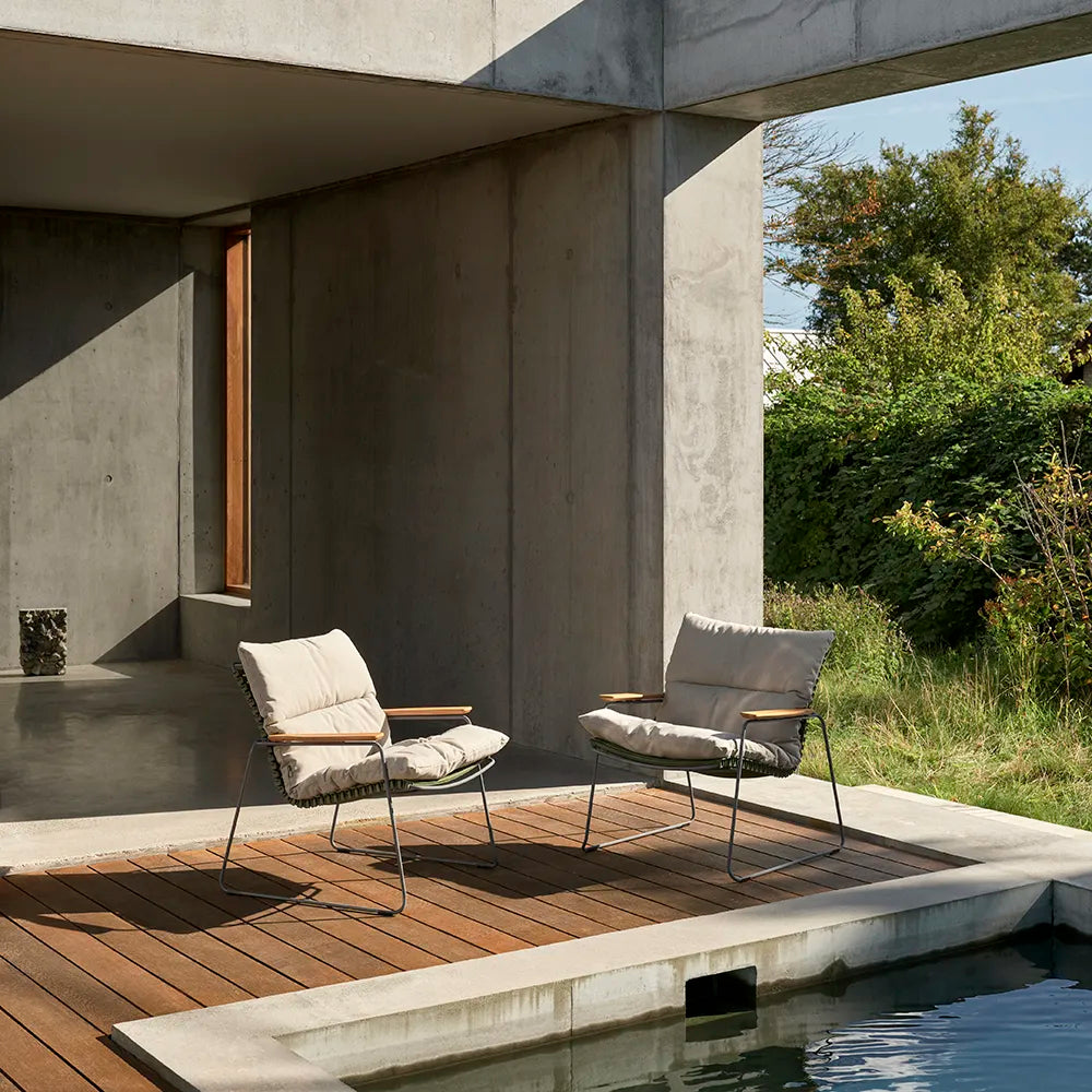 CLICK Roomy Outdoor Lounge Chair - Design Distillery