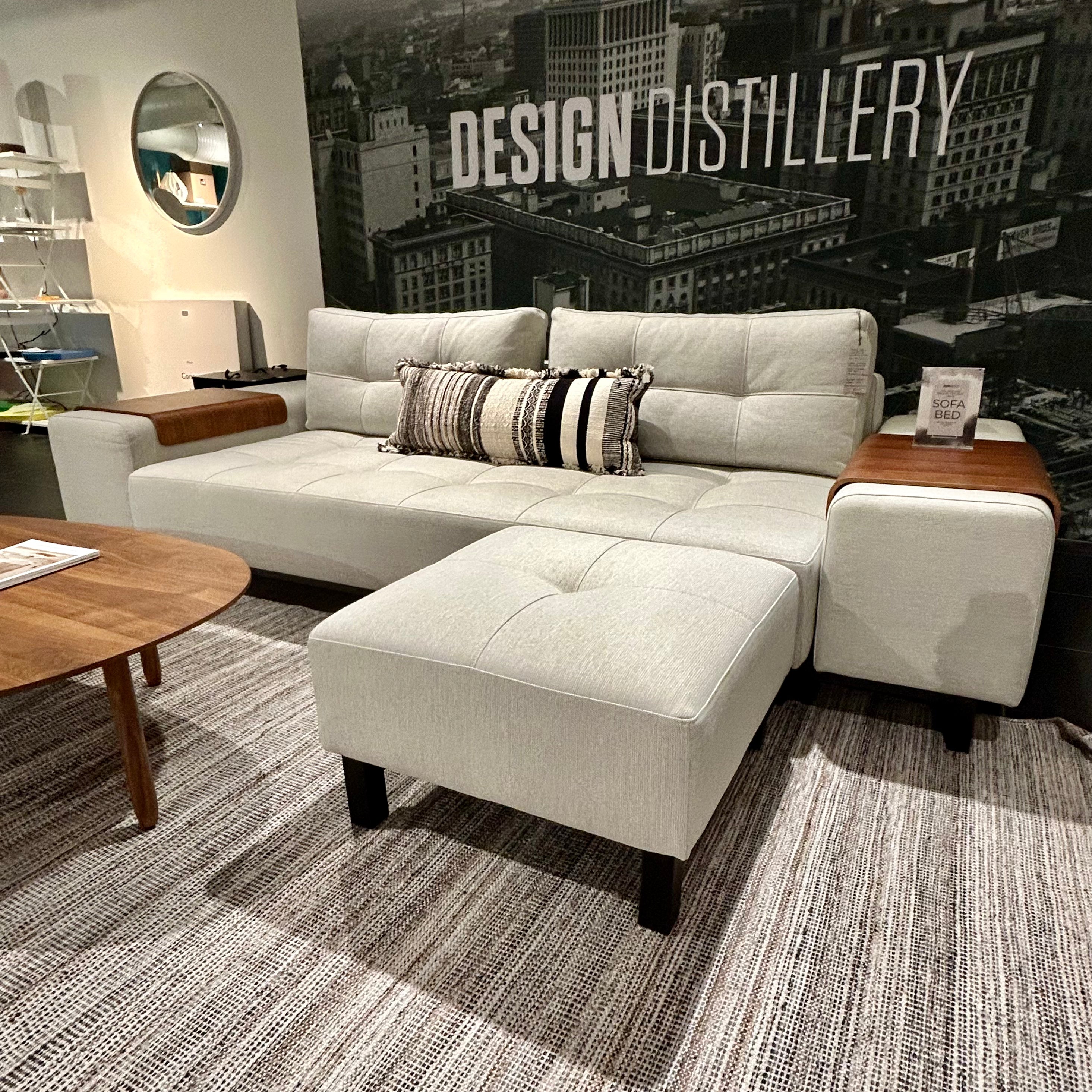 Grand D.E.L. Queen Sofa Bed & Ottoman Set - Floor Model