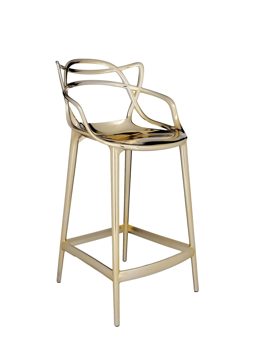 Gold Kartell Masters Stool  - Floor Model - Design Distillery