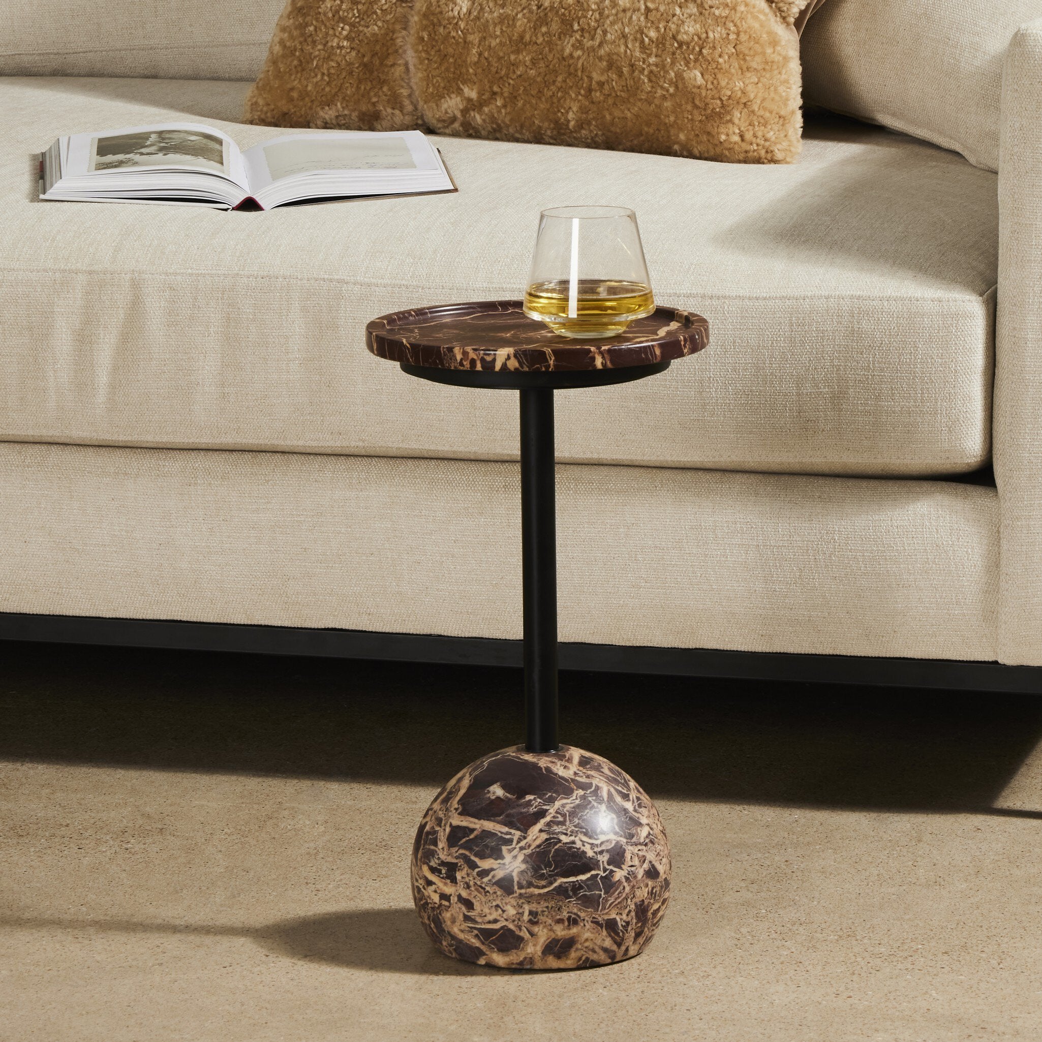 Viola Marble Side Table