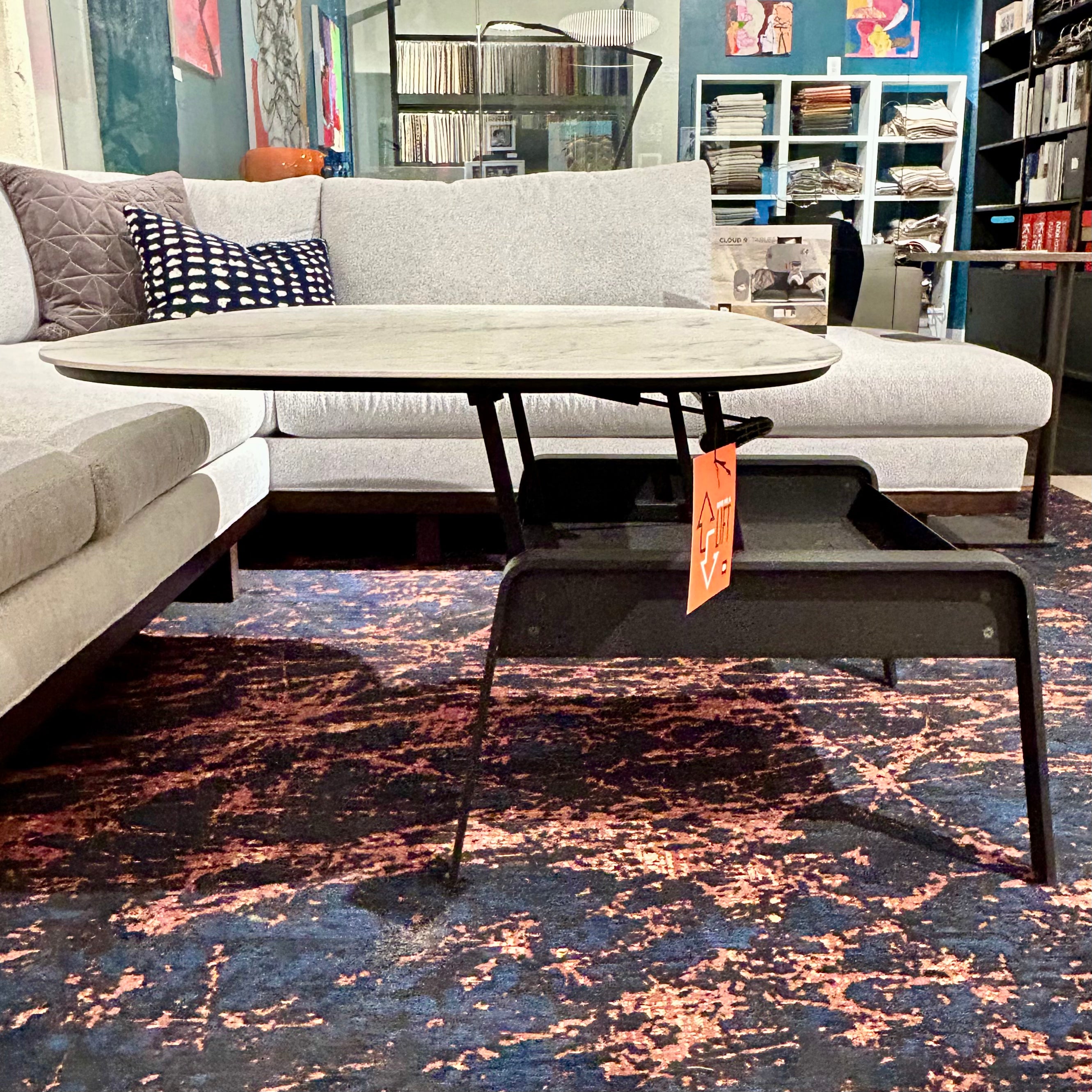 Cloud 9 Lift Top Coffee Table 1182 - Floor Model