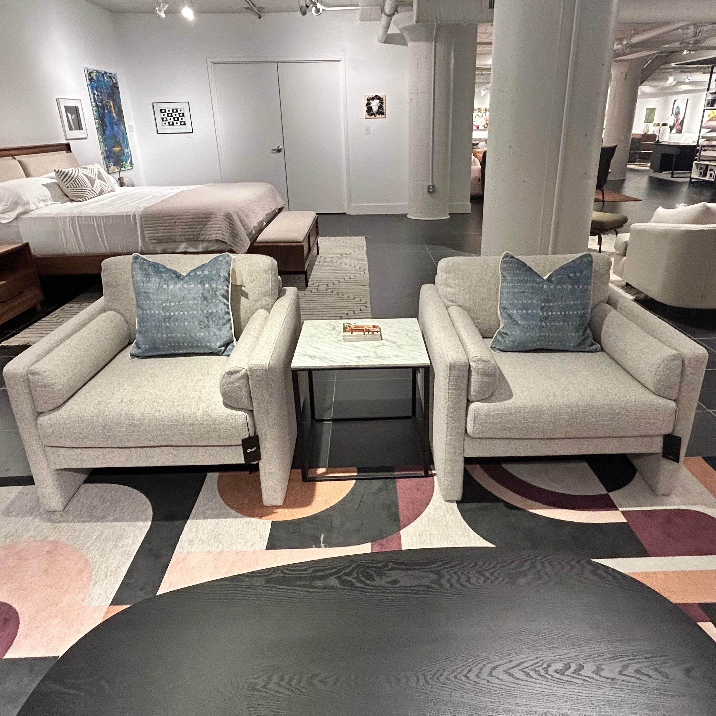 Gus Modern Laurel Chair - Floor Model