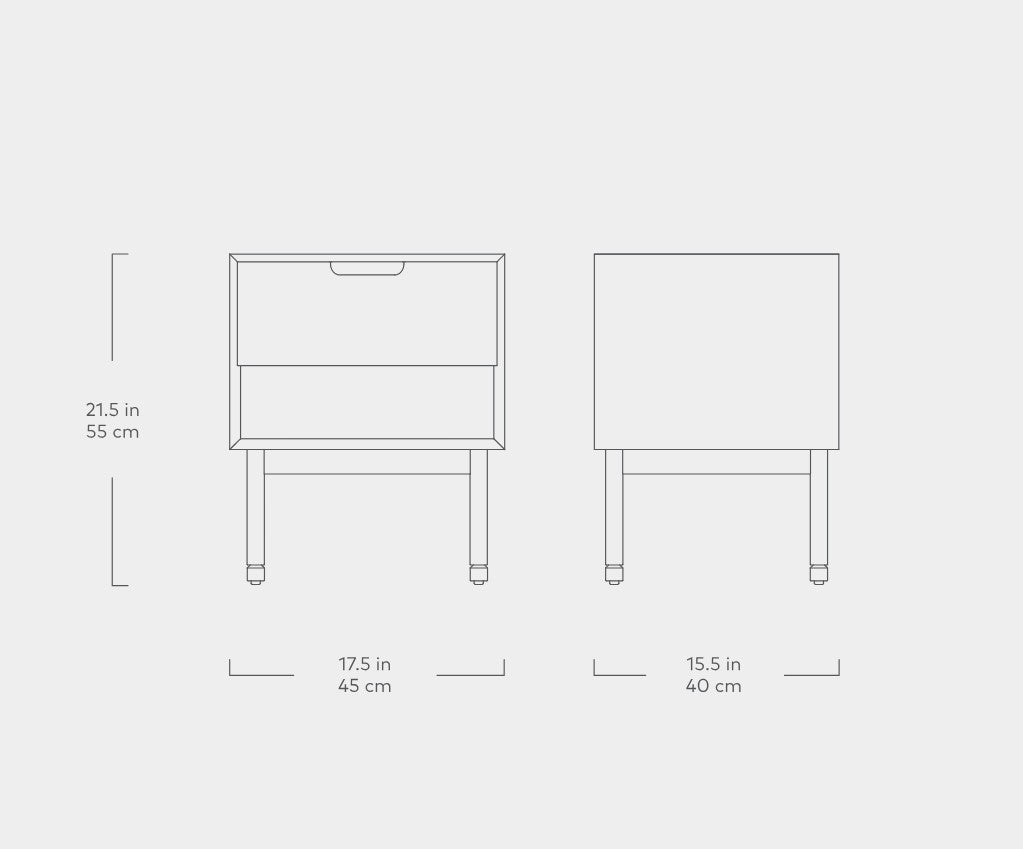 Munro End Table Pair |Gus* Modern | Floor Model