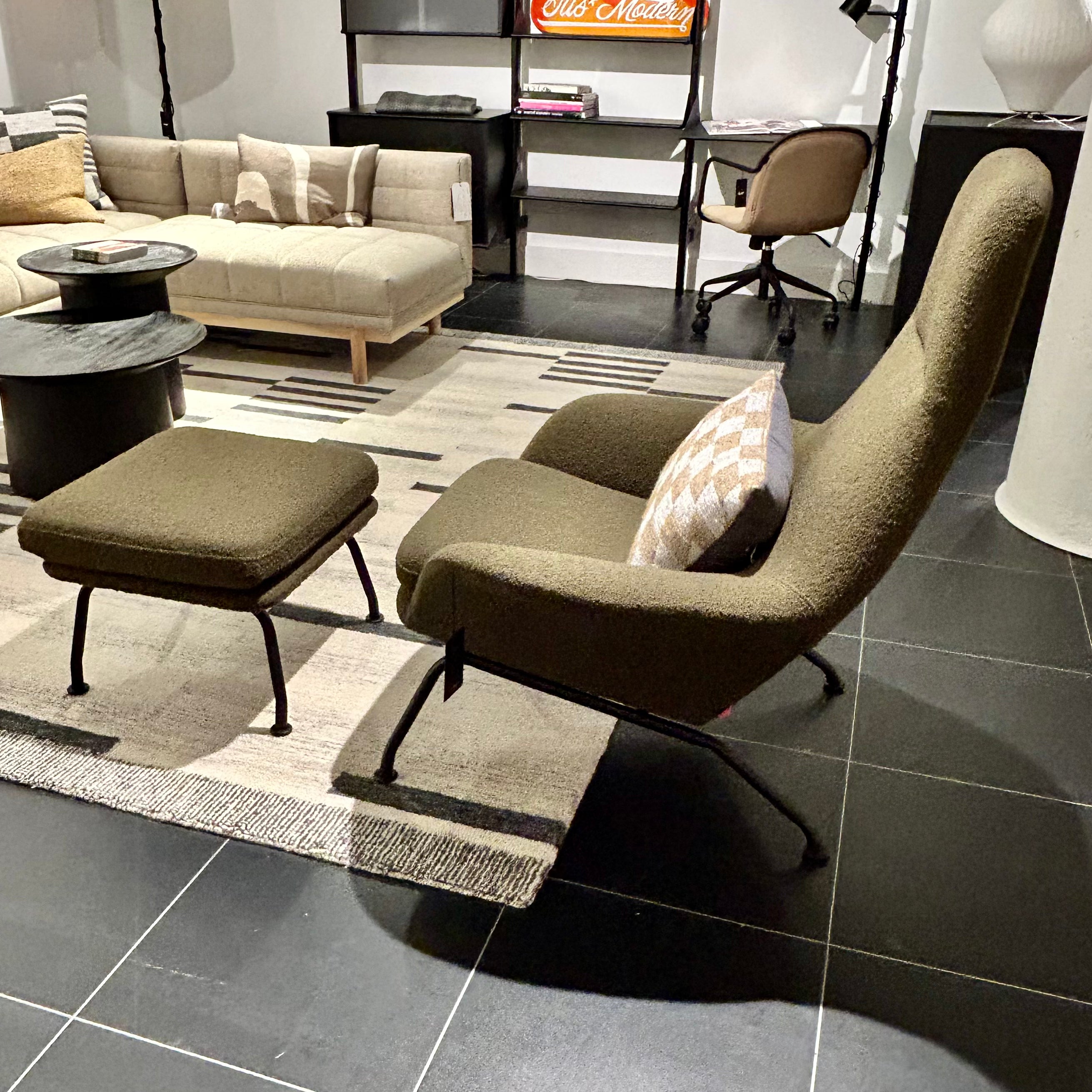 Tallin Chair & Ottoman - Floor Model Sale
