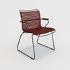 Click Outdoor Chair w/ Bamboo Armrests