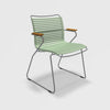 Click Outdoor Chair w/ Bamboo Armrests