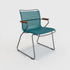 Click Outdoor Chair w/ Bamboo Armrests