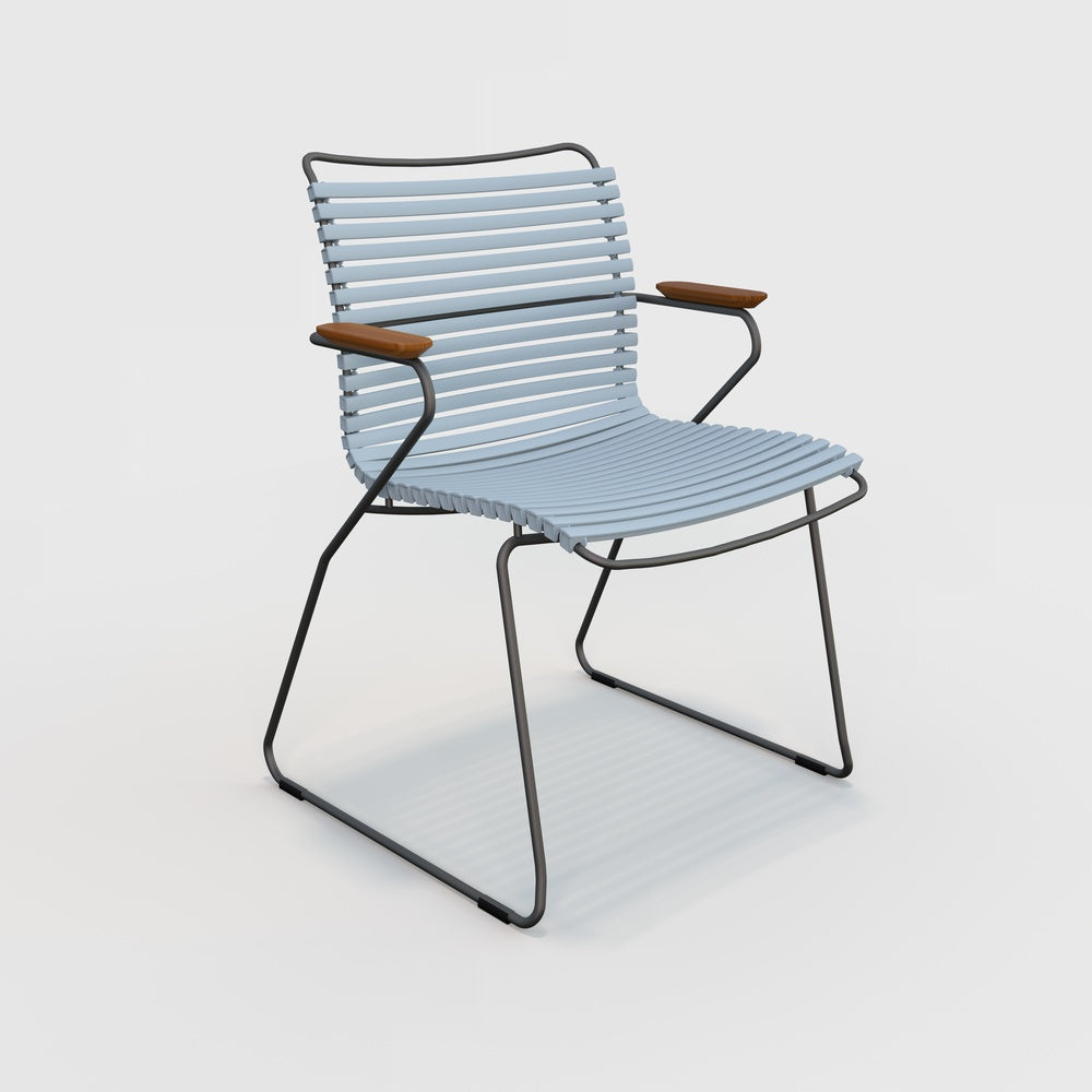 Click Outdoor Chair w/ Bamboo Armrests