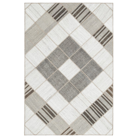 Striped Kilim Patchwork Rug - Design Distillery