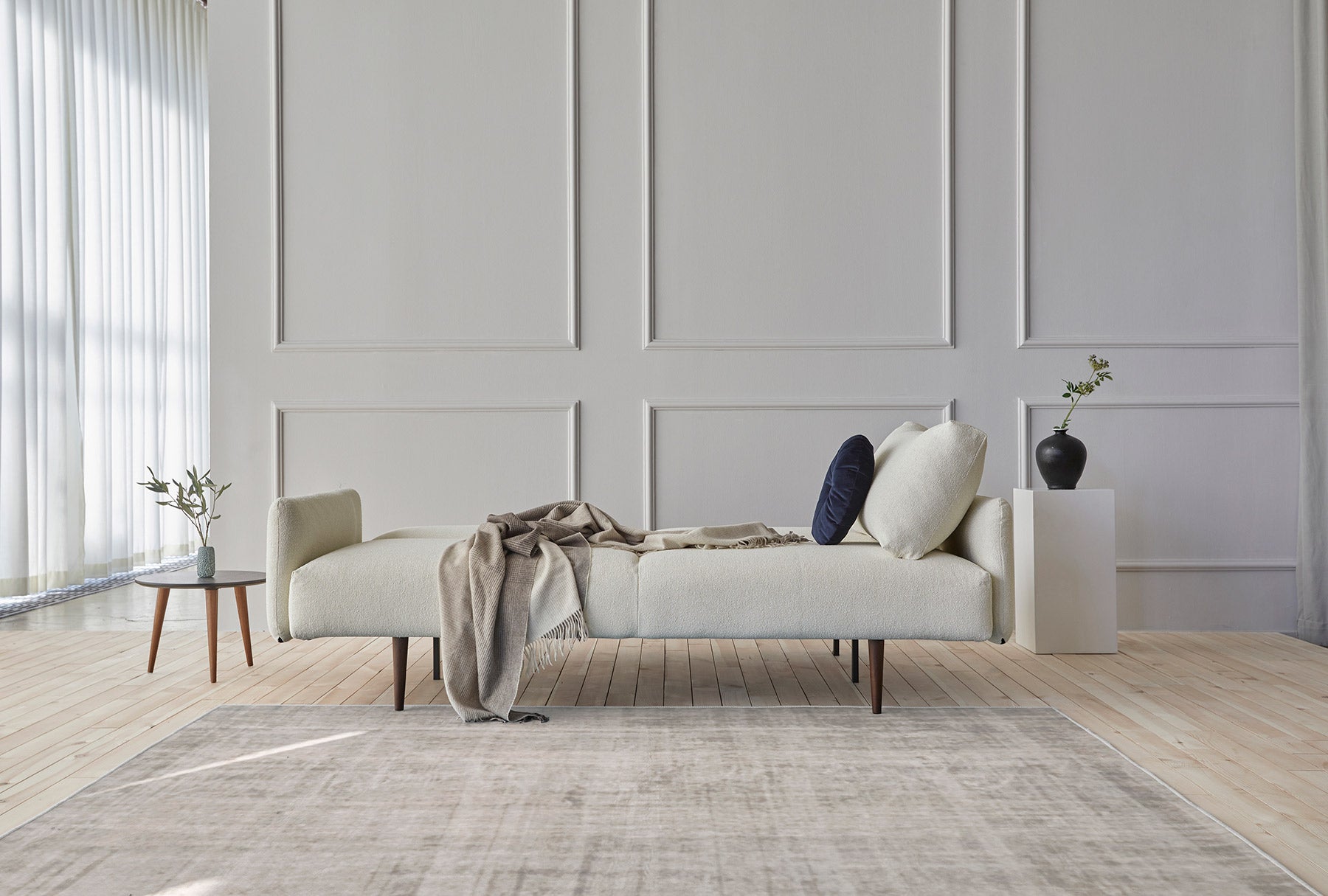 Frode Dark Styletto Sofa Bed