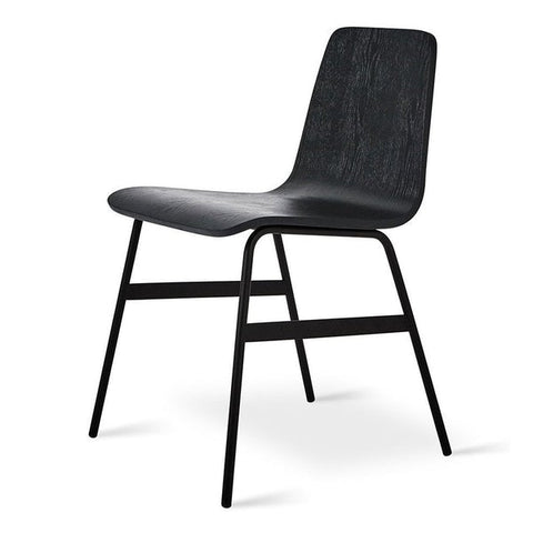 Lecture Dining Chair in Black Ash - Set of 2