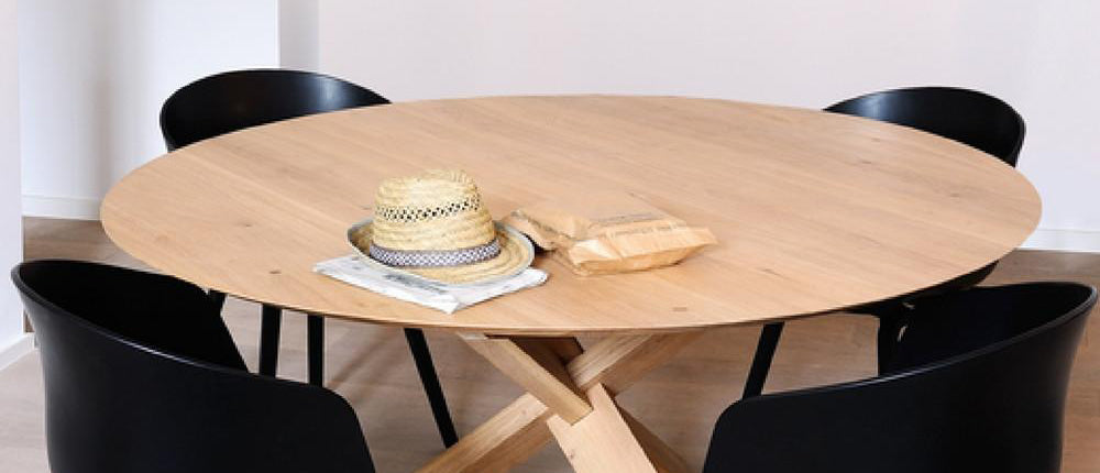 Ethnicraft Circle Dining Table