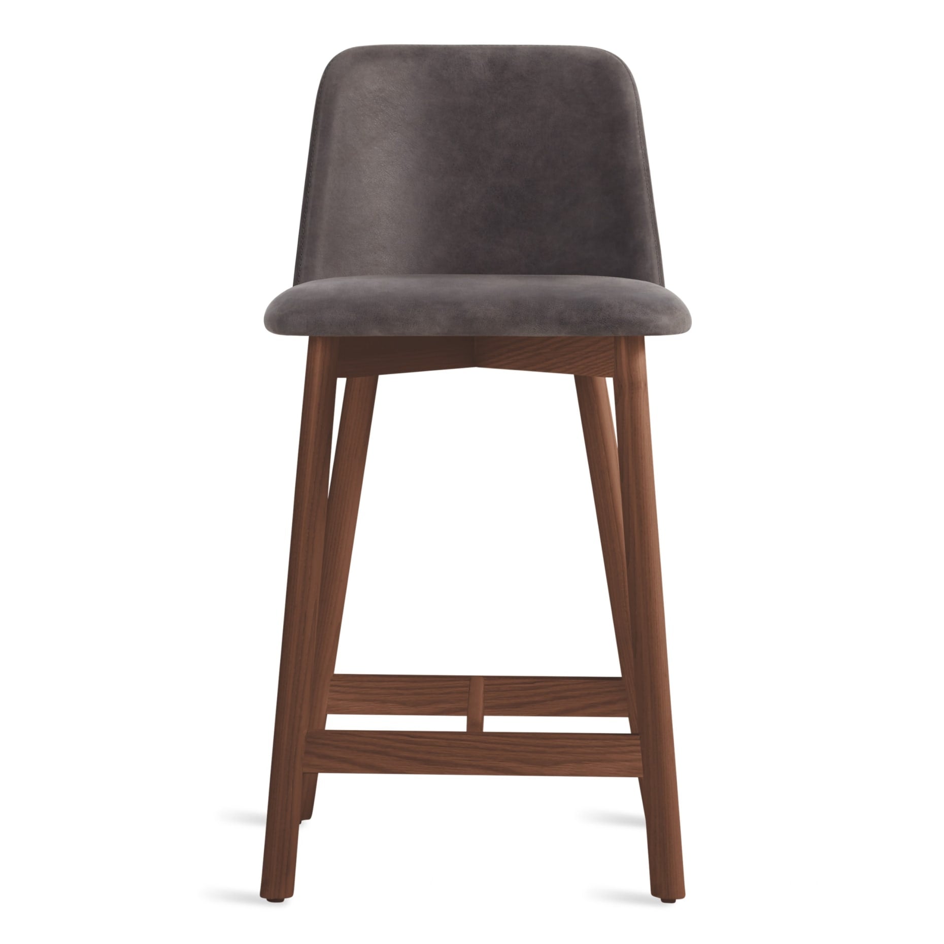 Blu Dot Chip Leather Counter Stool Bar Stool Barstool