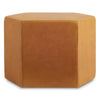 Hecks Leather Ottoman