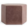 Hecks Leather Ottoman